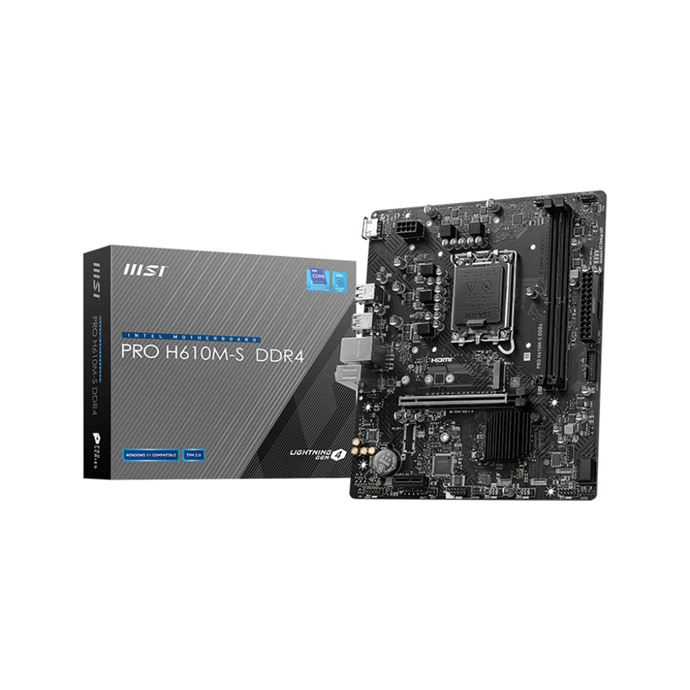 Msi Pro H610M-S DDR4 Motherboard 911-7E44-013
