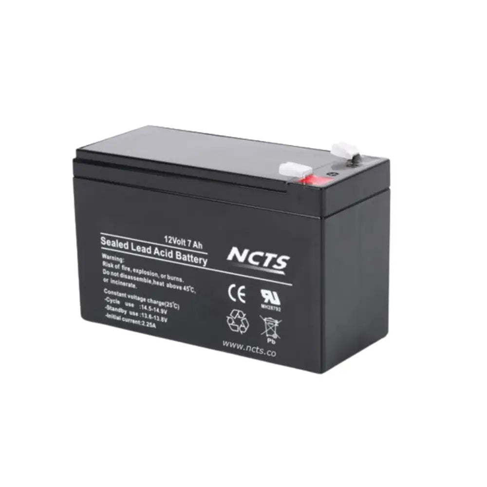 NCTS Sealed Lead Acid UPS Battery 12V 7AH