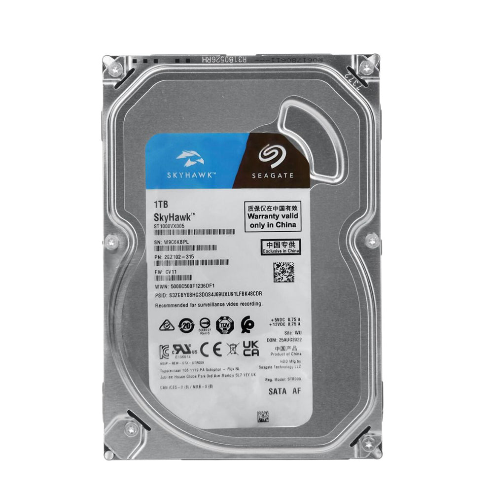 Seagate Skyhawk 3.5-inch 1TB HDD ST1000VX005 for Surveillance