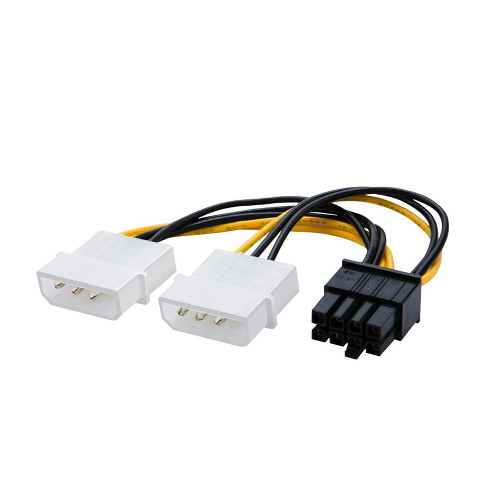 Traffic Dual Molex to 8PIN PCIE Adapter
