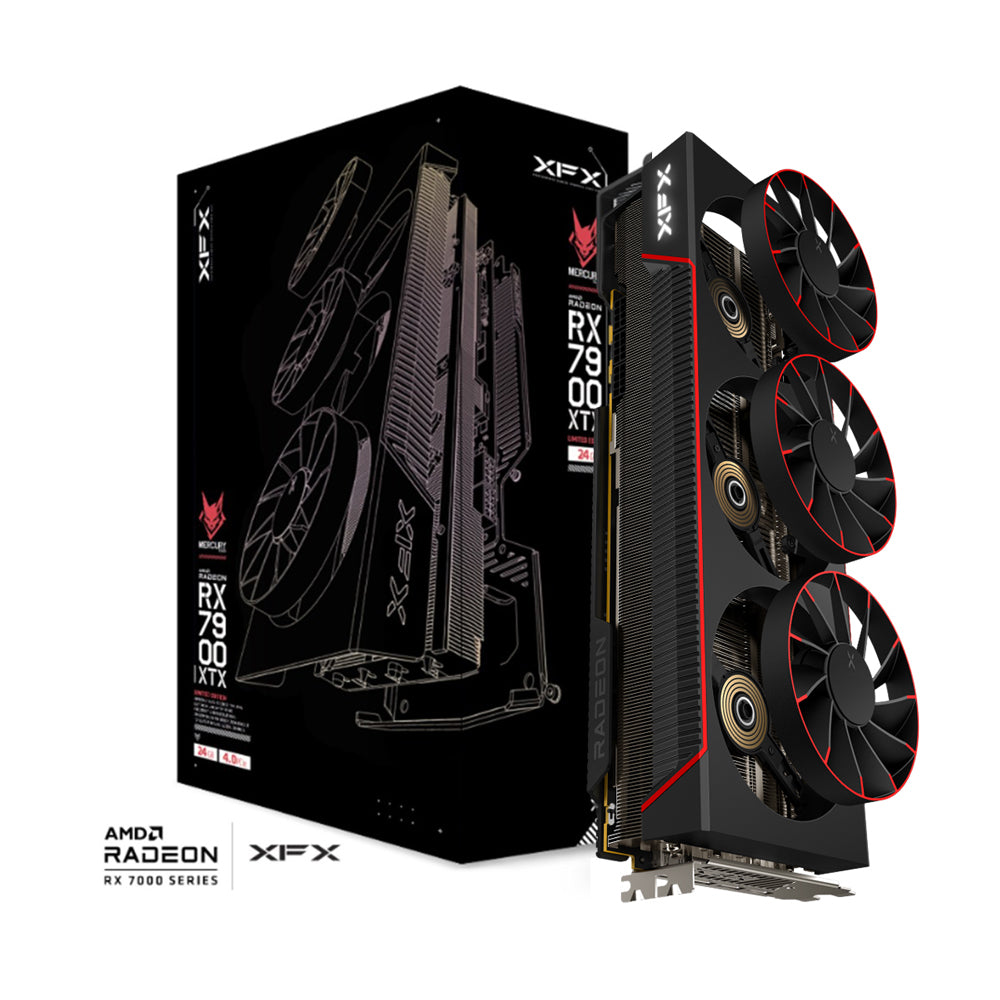 XFX Mercury 310 AMD Radeon RX 7900 XTX 24GB Magnetic Air Black Edition