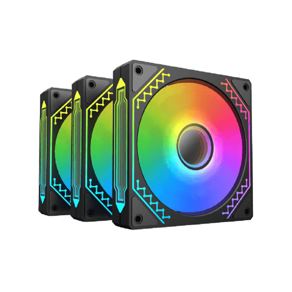 Xigmatek Starz Pro EN42096 ARGB  X3 Fan Control Black