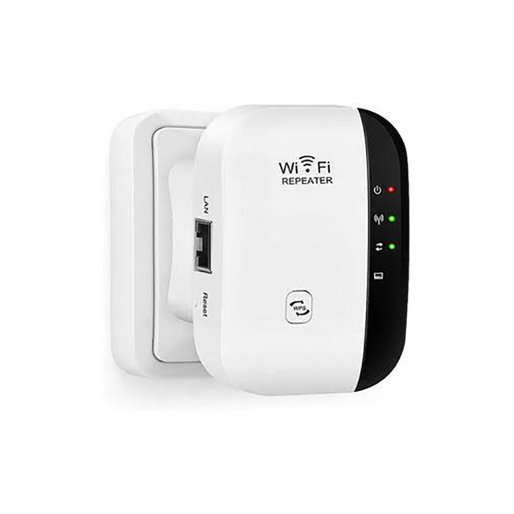 Wireless Repeater Wi-Fi N 300Mbps 2.4GHz, Range Booster & Network Expander 802.11N/B/G